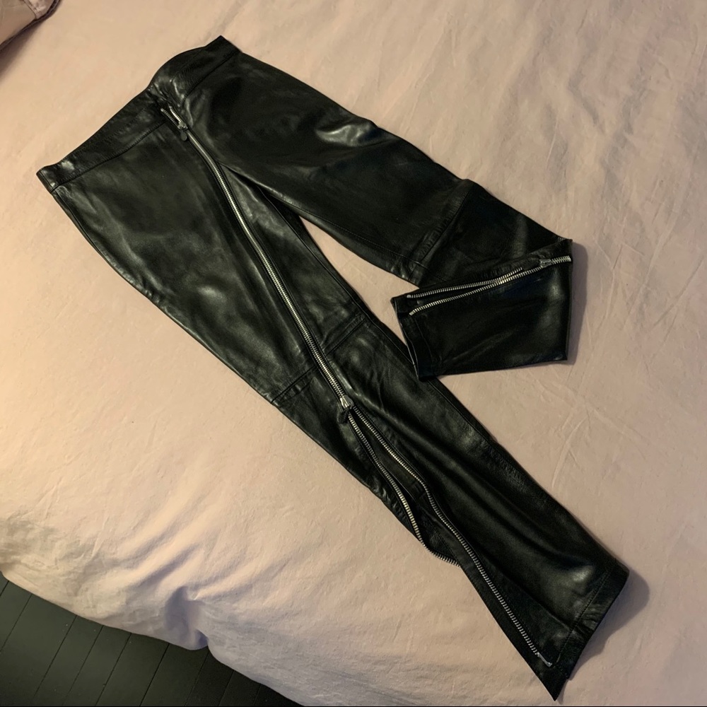 Alexander McQueen Leather Pants 🖤